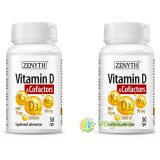 Pachet Vitamina D3 &amp; Cofactors 30cps+30cps