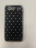 Husa telefon plastic Samsung Galaxy S Advance i9070 black glitter