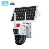 Camera de supraveghere solara dubla, Dasgut - 6MP, cu SIM 4G