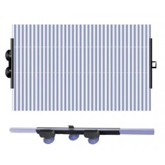 Parasolar auto retractabil impotriva razelor UV cu fixare prin ventuze