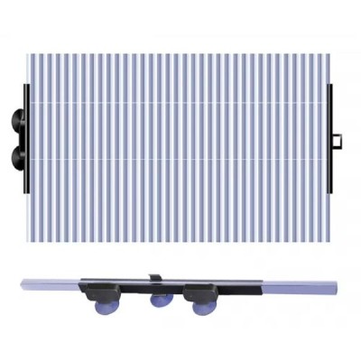 Parasolar auto retractabil impotriva razelor UV cu fixare prin ventuze foto
