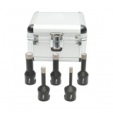 Set 5 carote diamantate 6, 8, 10, 12, 14mm, filet interior M14 pentru placi ceramice, marmura, granit Breckner Germany