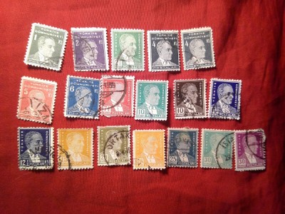 Lot 18 Timbre stampilate 1931 - Kemal Ataturk foto