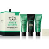 Scottish Fine Soaps Men&rsquo;s Grooming Vetiver &amp; Sandalwood set pentru barbă pentru bărbați