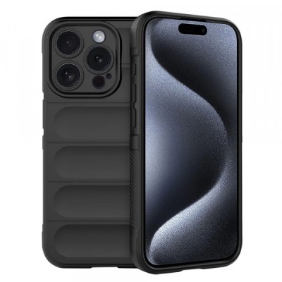 Husa pentru Apple iPhone 15 Pro, Techsuit, Magic Shield, Neagra foto