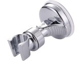 Suport Para Dus Ventuza, Rotativ 360&deg;, ABS Cromat, 10.5x7cm, Argintiu - Fixare Fara Gaurire