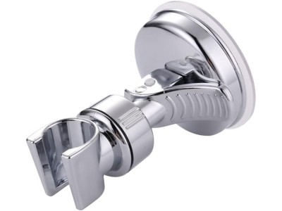 Suport Para Dus cu Ventuza, Reglabil 360 Grade, 10, 5 x 7 cm, Argintiu foto