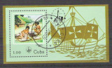Cuba 1985 Ships, UPU, perf. sheet, used AA.024, Stampilat
