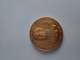 Nicolae Ttitulescu 1882-1941 ,diplomat ilustru .Medalie bronz Asociatia Nicolae Titulescu Brasov Societatea Numismatica Romana anul 1991 luna martie