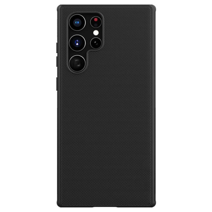 Husa compatibila cu samsung galaxy s22 ultra, super frosted shield pro, htpmag, negru