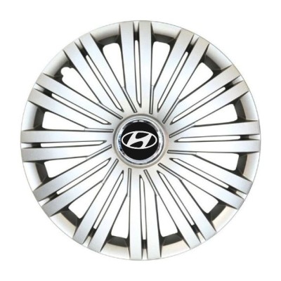 Set 4 Capace Roti R15, Potrivite Jantelor de 15 inch, Pentru Hyundai, Model 339 foto