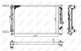 NRF 529504A Economy Class Radiator, racire motor
