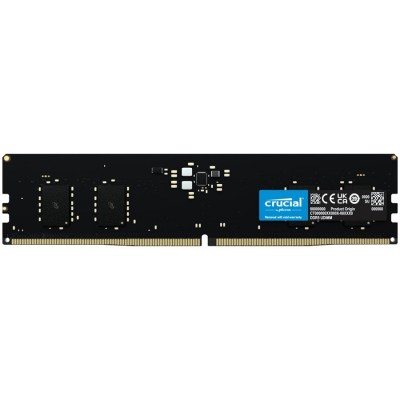 Memorie DDR Crucial DDR5 8 GB, frecventa 4800 MHz, 1 modul, radiator, &amp;quot;CT8G48C40U5&amp;quot; foto