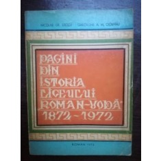 Pagini din istoria liceului &bdquo;Roman-Voda&rdquo; 1872-1972 -Nicolae Gr. Stetcu, Gheorghe A. M. Ciobanu