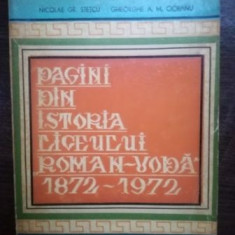 Pagini din istoria liceului „Roman-Voda” 1872-1972 -Nicolae Gr. Stetcu, Gheorghe A. M. Ciobanu