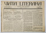 VIATA LITERARA , SAPTAMANAL , ANUL I , NR. 22 , 3 OCTOMBRIE , 1926