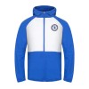FC Chelsea geacă de bărbați cu glugă Shower blue white - L