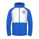 FC Chelsea geacă de bărbați cu glugă Shower blue white - M