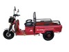 Triciclu electric cargo Blade Active R6 1300W, 500 kg, rosu-negru