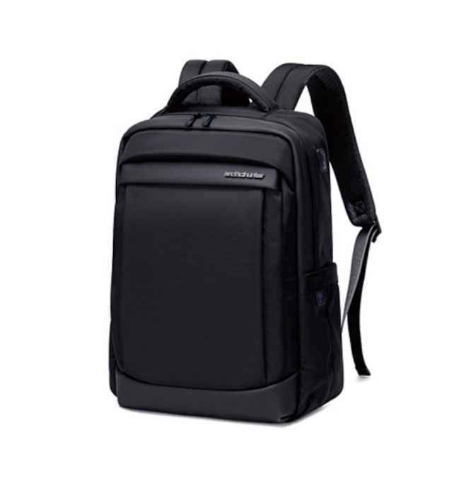 Rucsac textil-Rucsac negru simplu