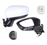 Oglinda usa exterioara MAZDA 3 (BM), 06.2013-08.2017, partea stanga, reglare electrica; grunduit; incalzit; sticla asferica; geam cromat; 6 pini; cu