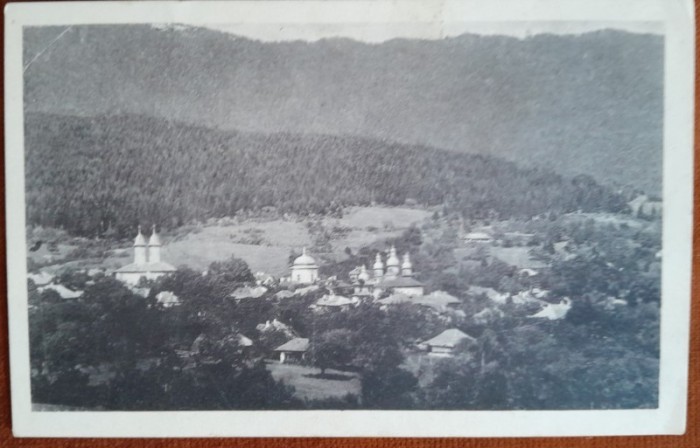 Carte postala, Manastirea Varatic, 1938