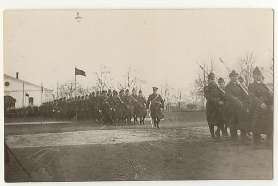 Depunerea Jurăm&acirc;ntului Cazarma Reg. 11 Roșiori Cernăuți, 1933