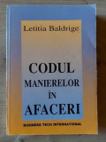 Codul manierelor in afaceri- Letitia Baldrige