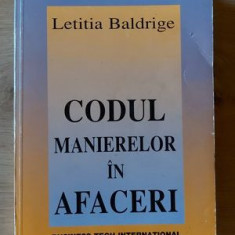 Codul manierelor in afaceri- Letitia Baldrige