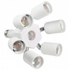 Spliter Adaptor Modular Dulie Bec cu E27 la 7xE27 MNR2621 foto