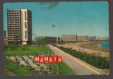 CPIB 24776 CARTE POSTALA - MAMAIA: VEDERE GENERALA, INTRAREA IN STATIUNE, HOTEL PARC, CIRCULATA, 1969, STAMPILE, KRUGER