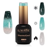 Cumpara ieftin Oja Semipermanenta Termica 3 Culori LUXORISE ThermoCool - Serene Water 10ml