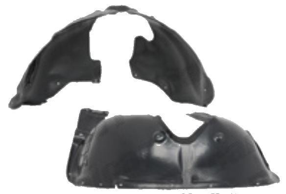 Carenaj roata VW Touareg (7L2), 01.2007-04.2010, partea Stanga, Fata, 7L6809961M, 9581FL2T pentru motorizari de 5.0L