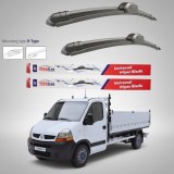 Cumpara ieftin Ștergătoare Renault Master Cabina L3 (2006&ndash;2010) Flat | Set față &ndash; TeamCar&reg;