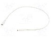 Cablu alimentare DC, DC 3,5/1,3 mufa, DC 5,5/2,1 soclu, alb, 0,5m, WEST POL - P13-C21-T050-050WH