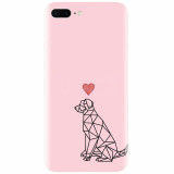 Husa silicon pentru Apple Iphone 8 Plus, Love Dog