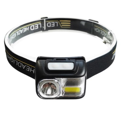 Lanterna Cap XPG, COB, LED - Techsuit (HL-B-02) - Black foto