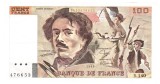 Franta 100 Francs 1989 P-154 Seria 476653