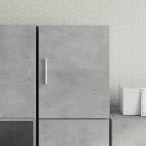 VidaXL Dulap de perete, gri beton, 30x42,5x40 cm, lemn prelucrat