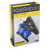Kit educativ Robot motorizat urca pe frigider, Kidz Robotix, 4M, +8 ani