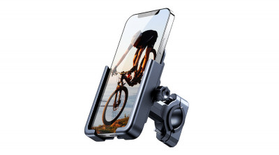 Wozinsky suport metalic de telefon pentru bicicletă, scuter, negru (WBHBK3) foto