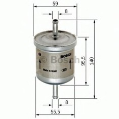 Filtru combustibil AUDI A6 Avant (4B5, C5) (1997 - 2005) BOSCH 0 450 905 002