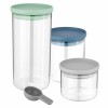 Set recipiente pentru alimente BergHOFF, 3 piese, Sticla, Multicolor HighLine Cooking