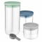 Set recipiente pentru alimente BergHOFF, 3 piese, Sticla, Multicolor HighLine Cooking