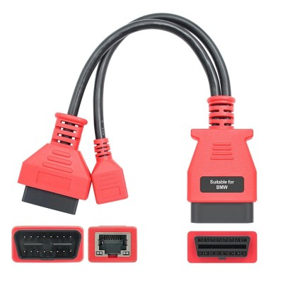 Cablu adaptor OBD Ethernet BMW Seria F F10 F20 F30, compatibil MS908S PRO IM608 Autel MaxiSys Elite foto