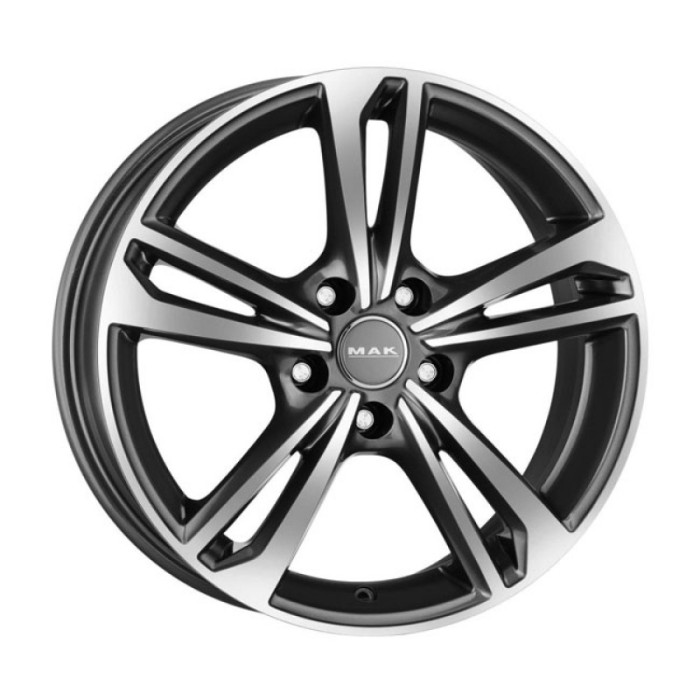 Jante JEEP COMPASS 8J x 18 Inch 5X114,3 et40 - Mak Emblema Gun Met-mirror Face - pret / buc Jante JEEP COMPASS 8J x 18 Inch 5X114,3 et40 - Mak Emblema Gun Met-mirror Face - pret / buc