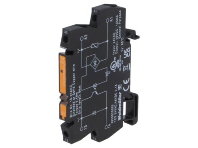 Releu interfață SPST-NO 24VAC 0,1A 5-48VDC WEIDM&amp;Uuml;LLER pentru șină DIN foto