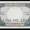 Romania, 1000 lei 1943_pliu fin vertical_usor valurita, defect de manipulare dreapta sus_C.2566-0713