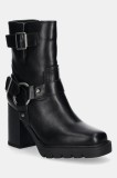 Answear Lab botine culoarea negru, cu toc drept
