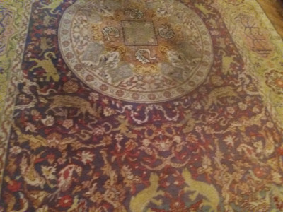 V&amp;icirc;nd covor vechi persan mare, deosebit, mărime 351/250 cm foto